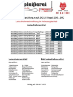 Preisliste Dguv Regel 100-500 Lastaufnahmemittel