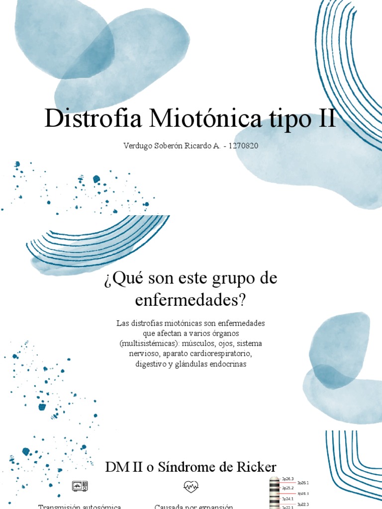 Distrofia Miotónica Tipo II: Características y Diagnóstico | PDF ...
