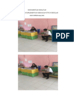 Dokumentasi Kegiatan Pemantauan Implementasi Kebijakan KTR Di Sekolah SDN Inpres Malino