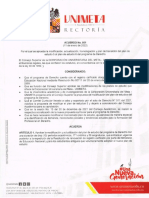 Anexo 1.2. Acuerdo No. 001 Del 2022 Aprobación Plan Estudios DERECHO PDF