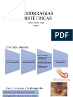 Hemorragias Obstétricas - Coagulopatía de Consumo