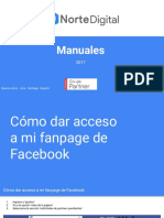 Manuales Norte Digital Cómo Dar Acceso A Facebook