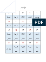 الأعداد