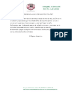 Información Pasacalles Día 30 Marzo