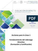 Explicacio N y Resultados Del Pilotaje 1 - Evaluacio N de Impacto Li Nea 1