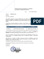 Carta de Presentación - Dominus PDF