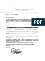Carta de Presentación - Jean Piaget PDF