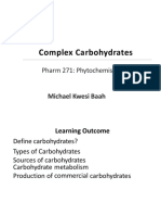 Pharm 271 Complex Carbohydrates