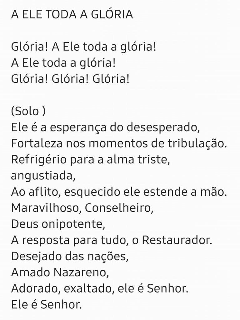 Hino Da Igreja PDF
