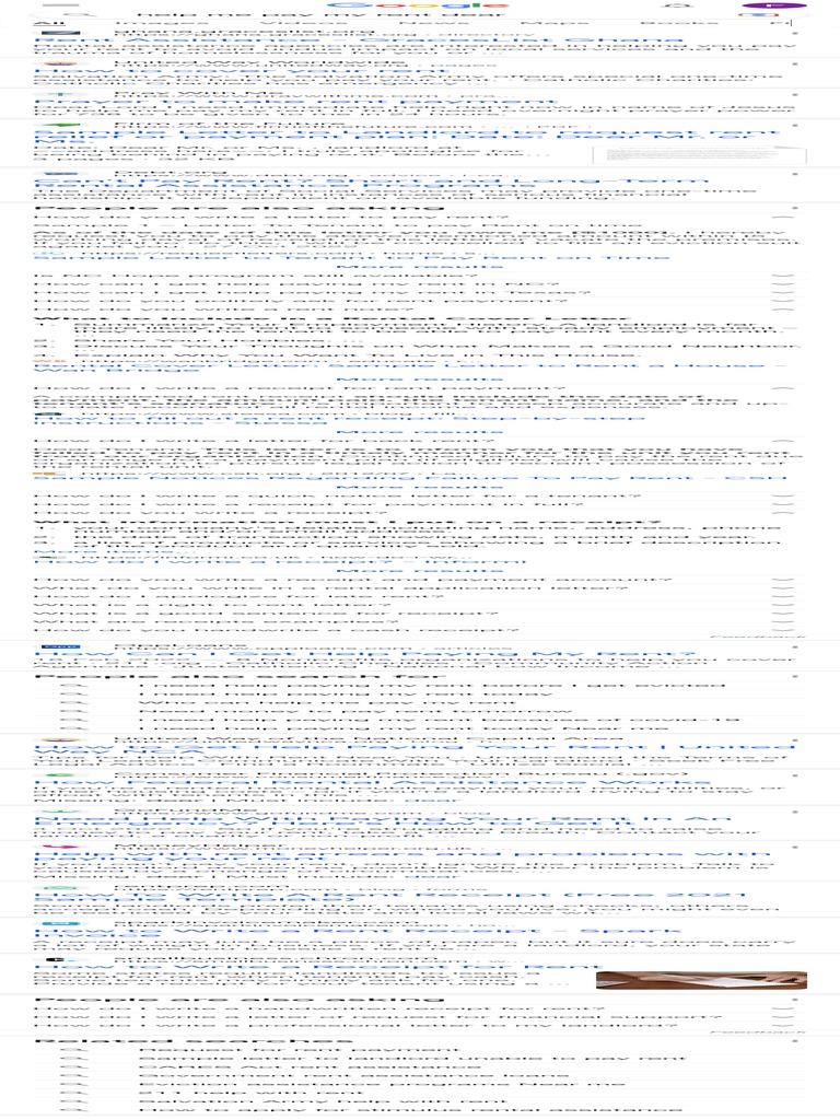 Help Me Pay My Rent Dear Google Search PDF PDF Renting Landlord