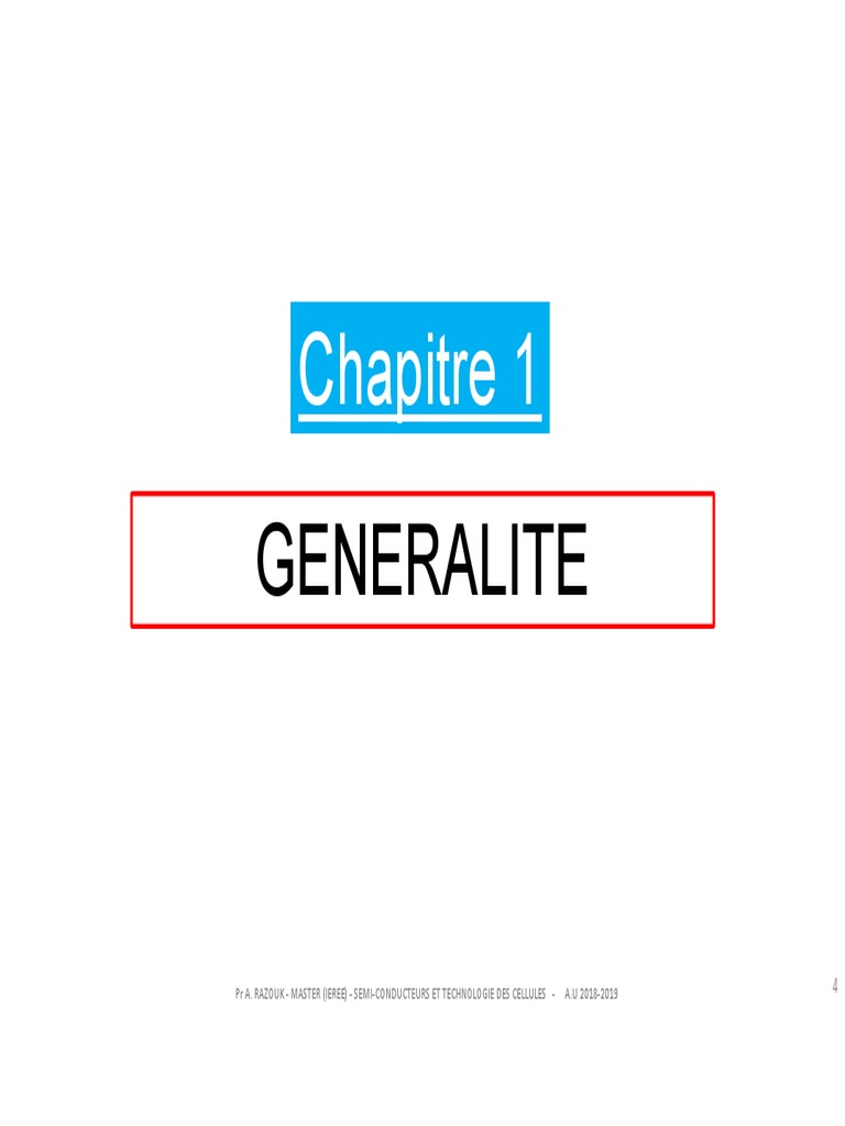 RAZOUK COURS MASTER ENG-PHOTOV-Chap1 | PDF | Centrale électrique ...