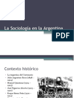 La Sociología en La Argentina