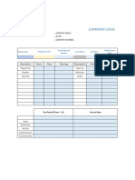 Pay Stub Tmplates 2 PDF