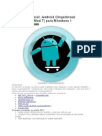 Android Gingerbread (CyanogenMod 7) para Milestone 1