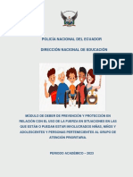 Compendio Literal F. Deber de Prevencion y Proteccion Niños PDF