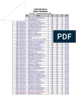 TO1 2223 Daftar Nilai Penjas