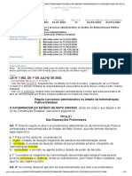 Regulação do processo administrativo no Estado de MT