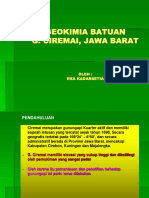 PTT Geokimia Batuan Gunung Api Ciremai, Jawa Barat PDF