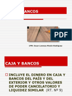 Caja y Bancos. Conciliación. 2011