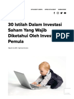 30 Istilah Dalam Investasi Saham Yang Wajib Diketahui Oleh Investor Pemula - Stockbit Snips