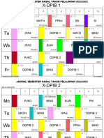 Jadwal Kelas