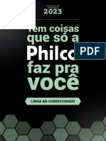 Catálogo de produtos Philco 2023 com ar-condicionados