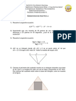 Ejercicios de Práctica 1 - Geometría y Trigonometría - Rubén Elizondo R.