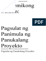 Panukalang Proyekto