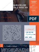 Diagrama de Causa y Efecto