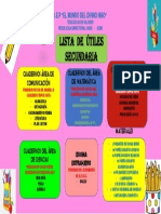 Secundaria Lista Útiles PDF