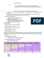 Unit 1 - Chapter 3 - Sorting Algorithms