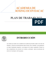 Plan de Trabajo Kick Boxing