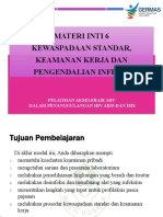 Kewaspadaan Standar Keamanan Kerja Dan Pengendalian Infeksi - Pelatihan Akeselerasi ARV