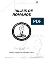 Análisis de Romanos PDF
