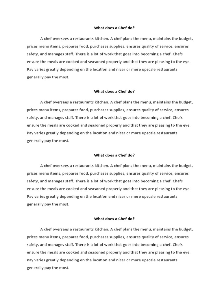 what-does-a-chef-do-pdf