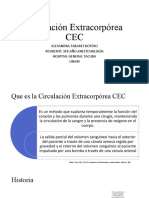 Circulación Extracorpórea CEC: Alexandra Tabares Botero Residente 3er Año Anestesiologìa Hospital General Tacuba Unam