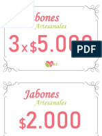 Carteles Jabones