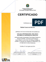 Curso de Extensão em Lógica Matemática na UTFPR