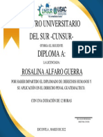 Diplomado Derechos Humanos Penal Guatemala