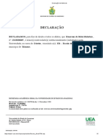 Declaração de Matrícula PDF