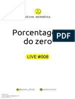 Live 008 - Porcentagem Do Zero PDF