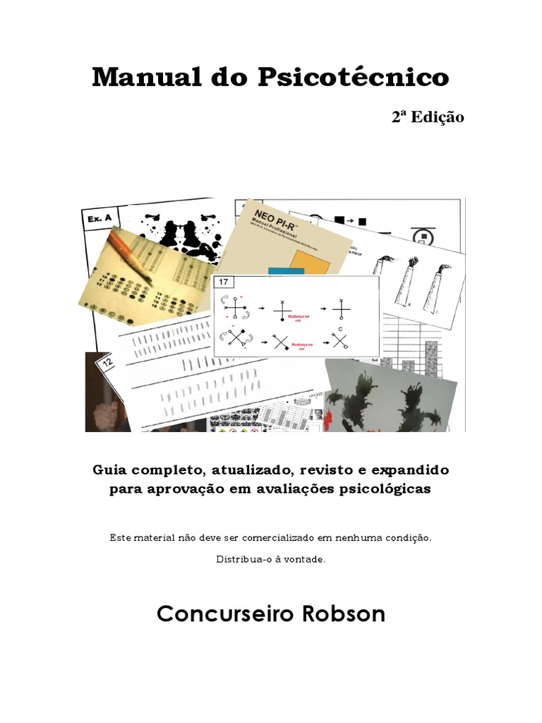 Manual do Psicotécnico - 2ª Edição | PDF | Psicologia | Testes psicológicos