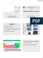 Metais Alcalinos Terrosos 2014