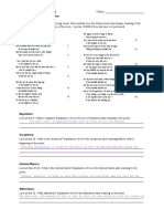 Poe Poems Analysis of Poetry Terms