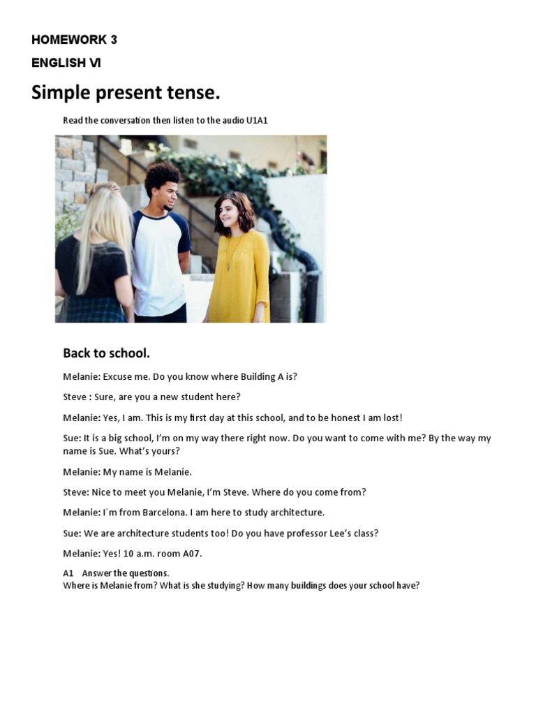 Present Progressive and Simple Tense Guide | PDF | Workweek And Weekend ...