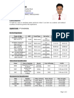 Marine Engineer Resume - Rayhan Shaon