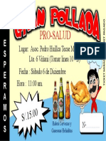 Ticket Mirado - Evento Pro-Salud Viñani