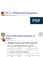 6 - Linear Differential Equations of Order N PDF