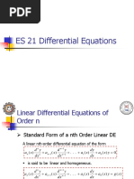 6 - Linear Differential Equations of Order N PDF