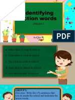 EN2 - Identifying Action Words